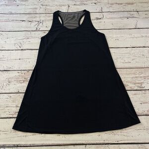 Sheex 828 Racer Flare Tank Dress Lounge Blac Women's‎ Size XL Performance